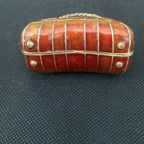 Antique Purse trinket box. Beautiful collectible. - Picture 4 of 5